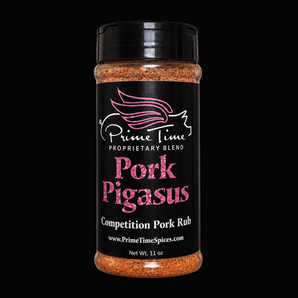 Pork Pigasus seasoning, front of jar